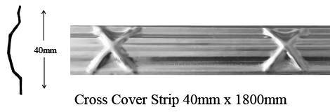 Cross cover strip info