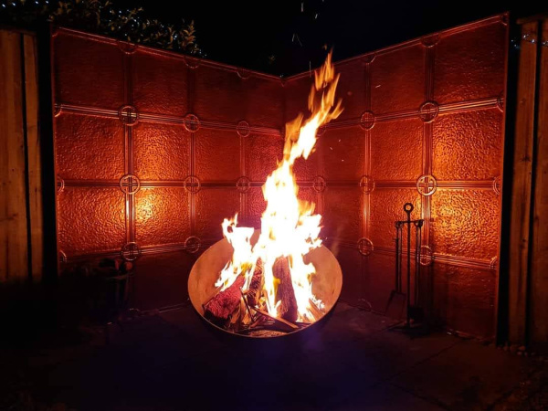 apm cambridge copper firescreen