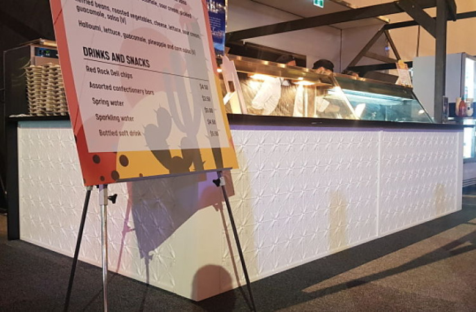 apm lattice white cafe counter opt