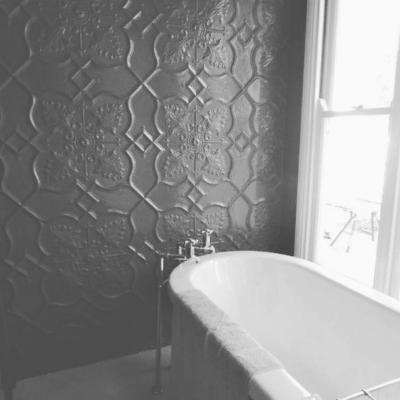 Newington Feature Wall Painted Black