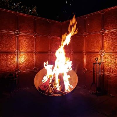 Apm Cambridge Copper Firescreen