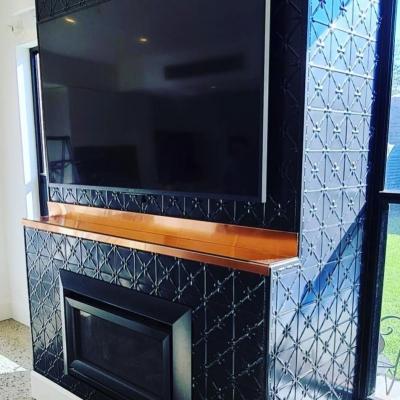 Apm Adelaide Rosemary Fireplace Black