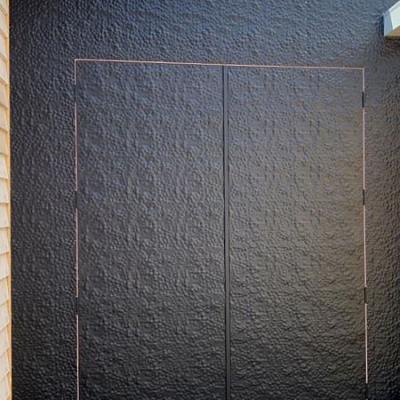 Apm Roughcast Black Doors Opt