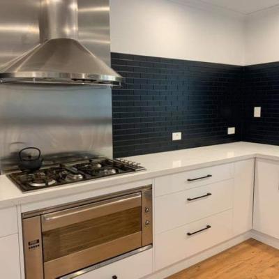 Apm Black Brick Splashback