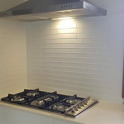 Apm White Mini Brick Splashback
